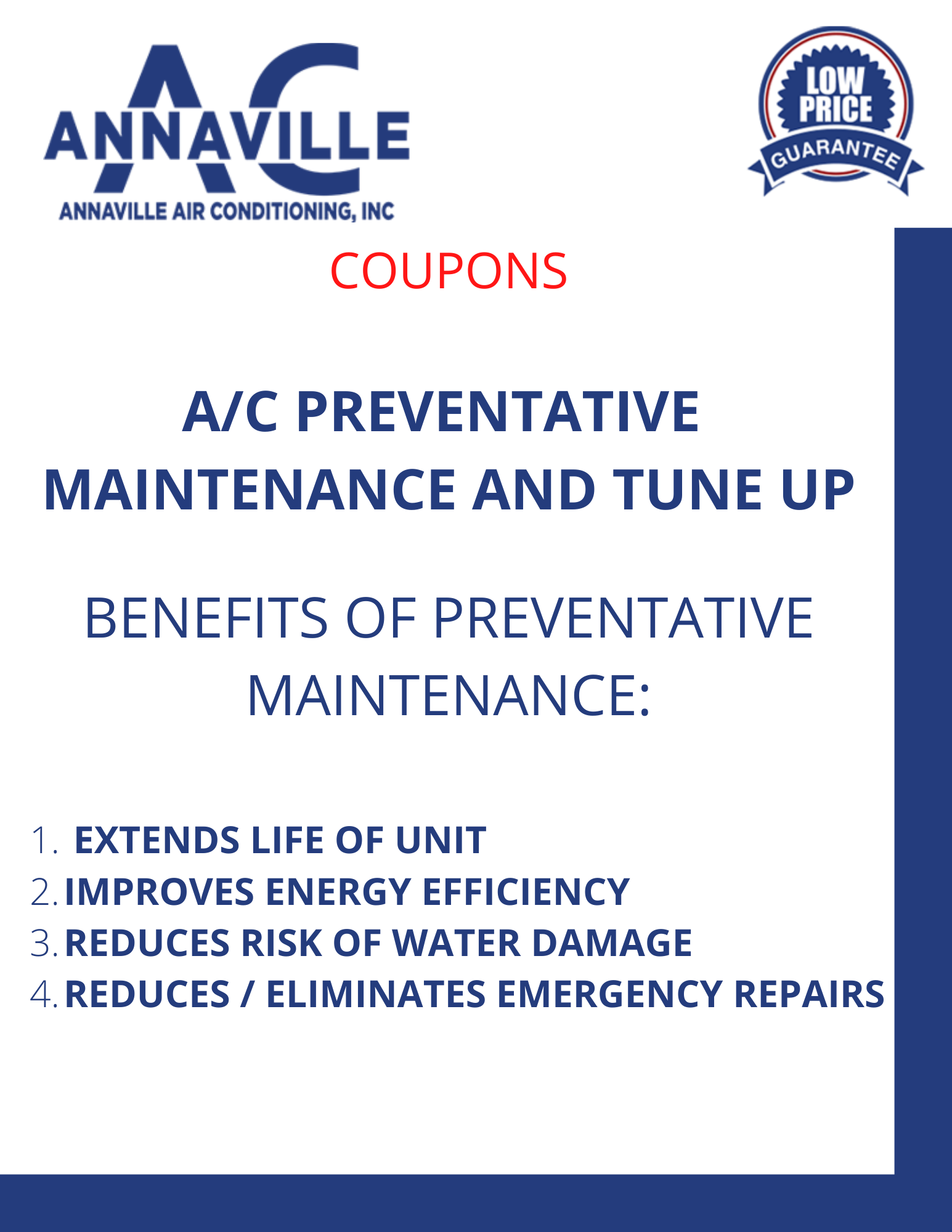 A_C PREVENTATIVE MAINTENANCE AND TUNE UP